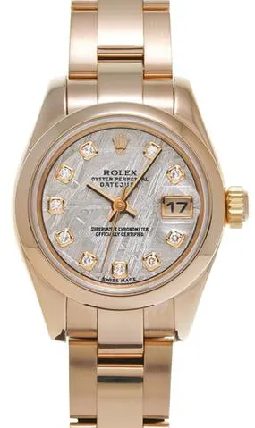 Rolex Lady-Datejust 179165G 26mm Rose gold Gray