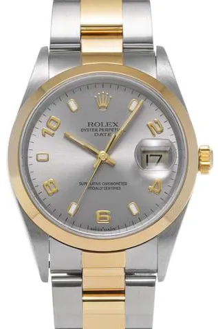 Rolex Oyster Perpetual Date 15203 34mm Stainless steel Grey