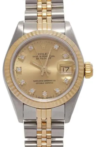 Rolex Datejust 69173G 26mm Yellow gold Champagne