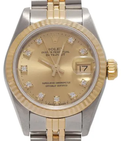 Rolex Datejust 69173G 26mm Yellow gold Champagne 4