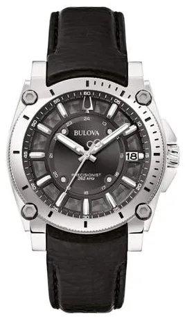 Bulova Precisionist 96B416 40mm Stainless steel Black