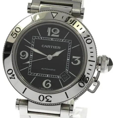 Cartier Pasha W31077M7 40mm Steel Black