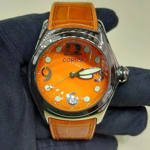 Corum Bubble 163.150.20 45mm Stainless steel Orange