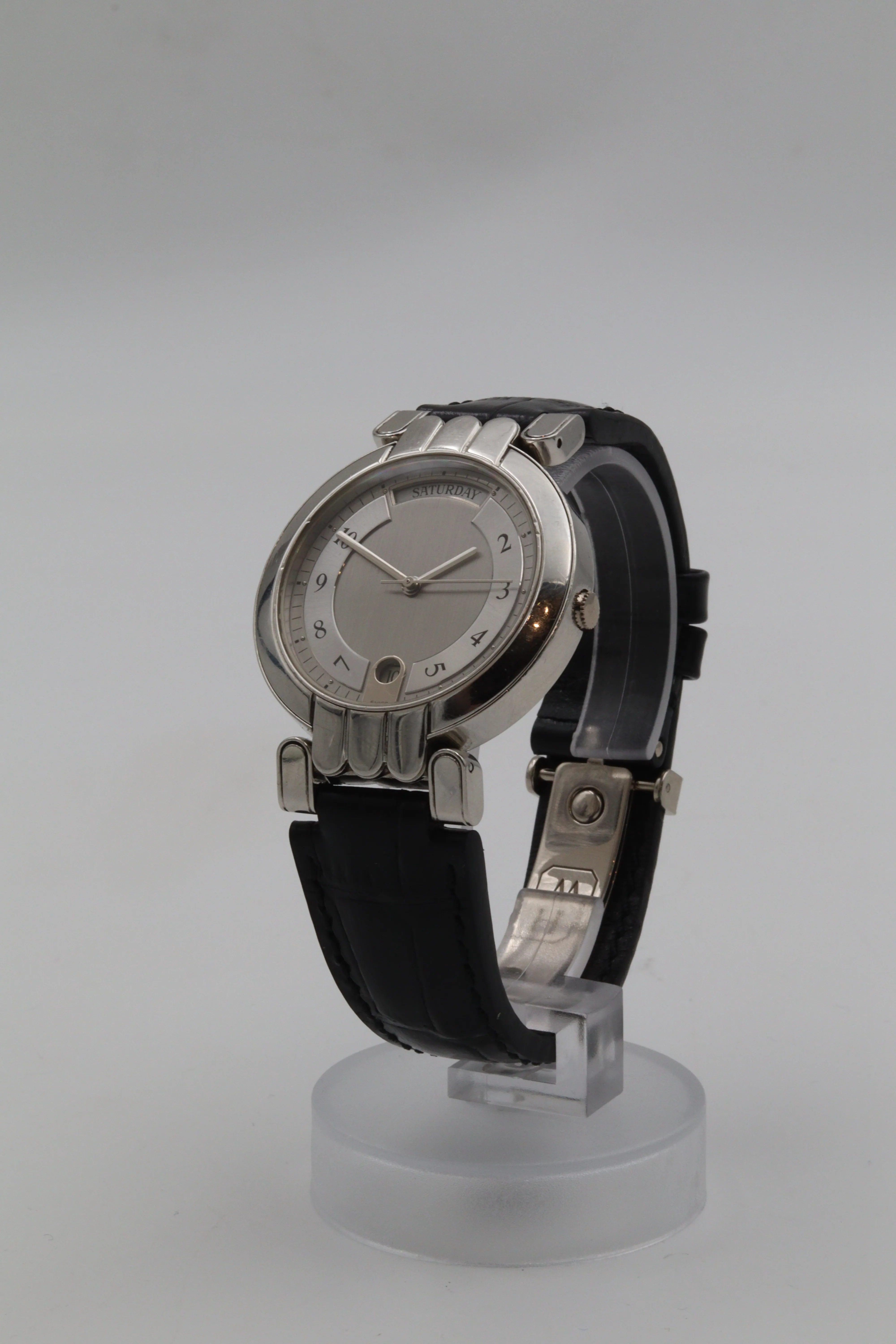 Harry Winston 37.5mm Platinum Silver