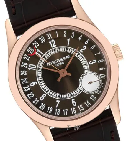 Patek Philippe Calatrava 6000R-001 37mm Rose gold Brown