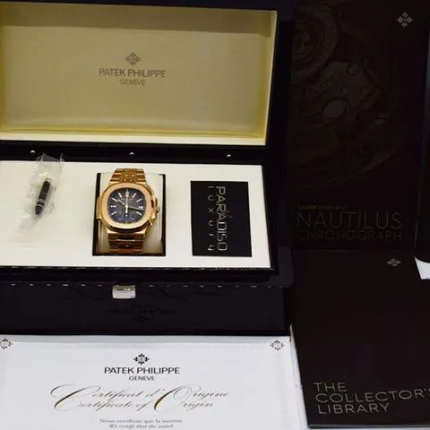 Patek Philippe Nautilus 5980/1R-001 40.5mm Rose gold Black 3