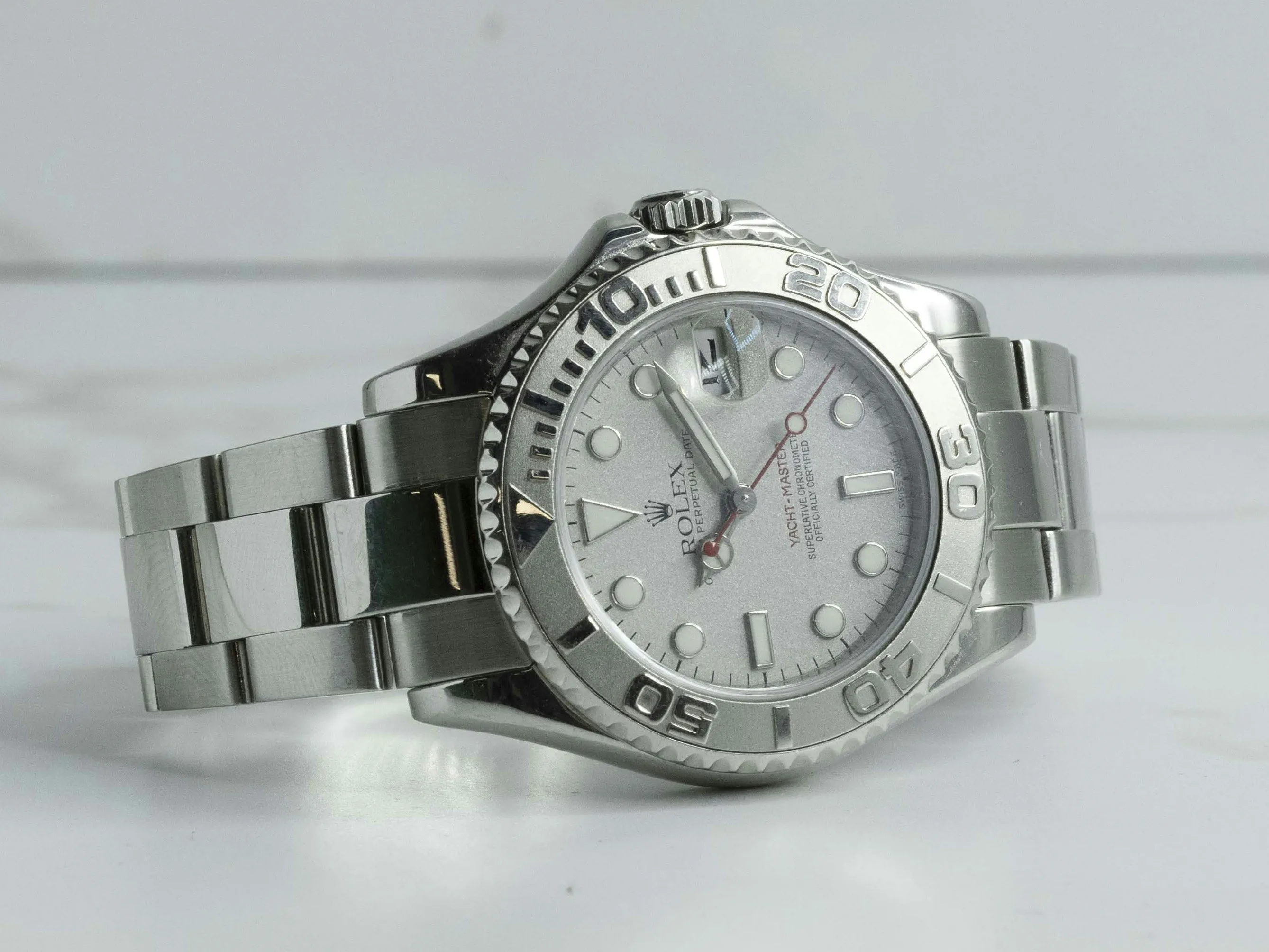 Rolex Yacht-Master 168622 35mm Platinum and Stainless steel 18