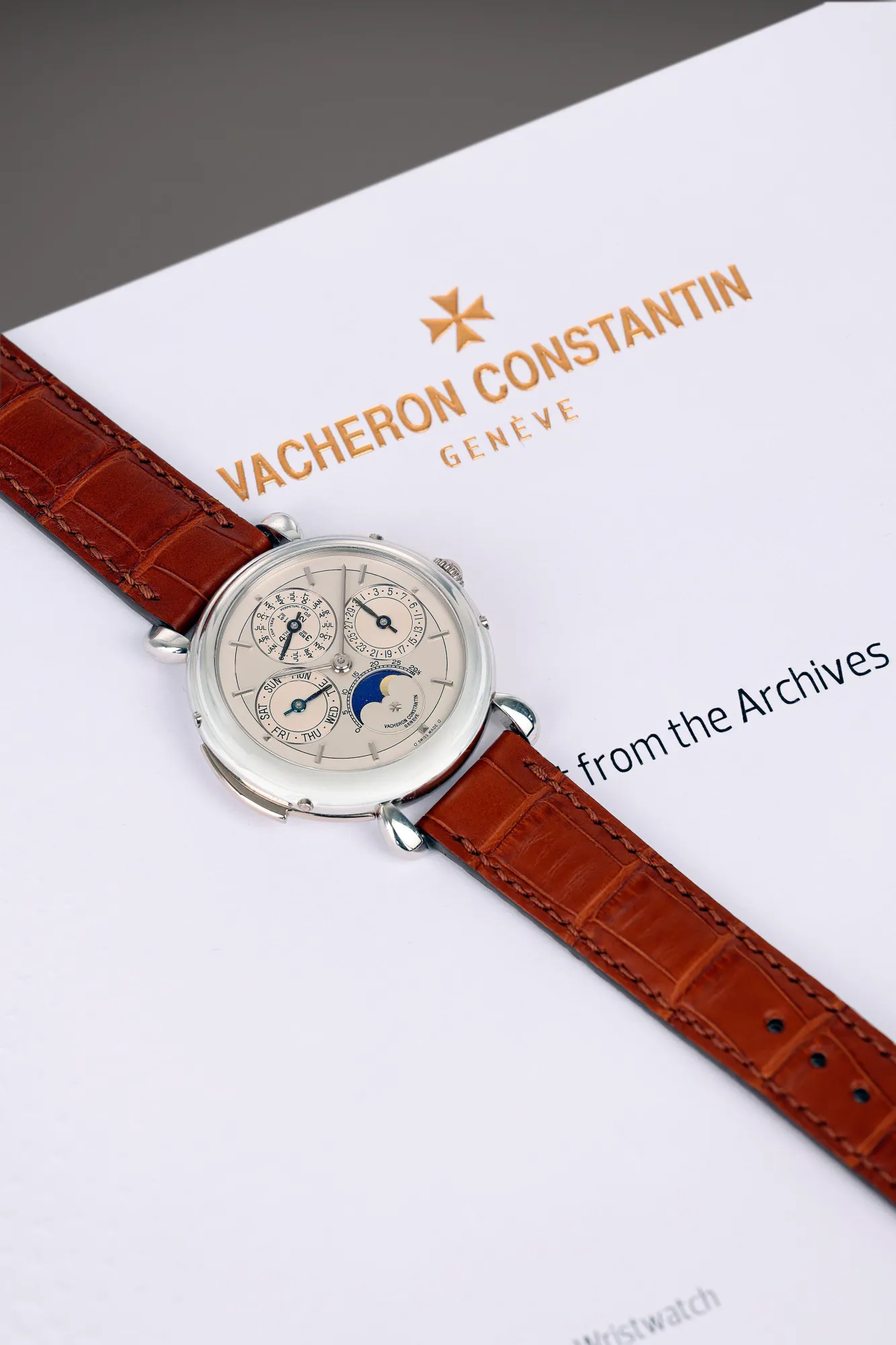 Vacheron Constantin Patrimony Minute Repeater Perpetual Calendar 30020/000P-7596 37mm Platinum Silver 5