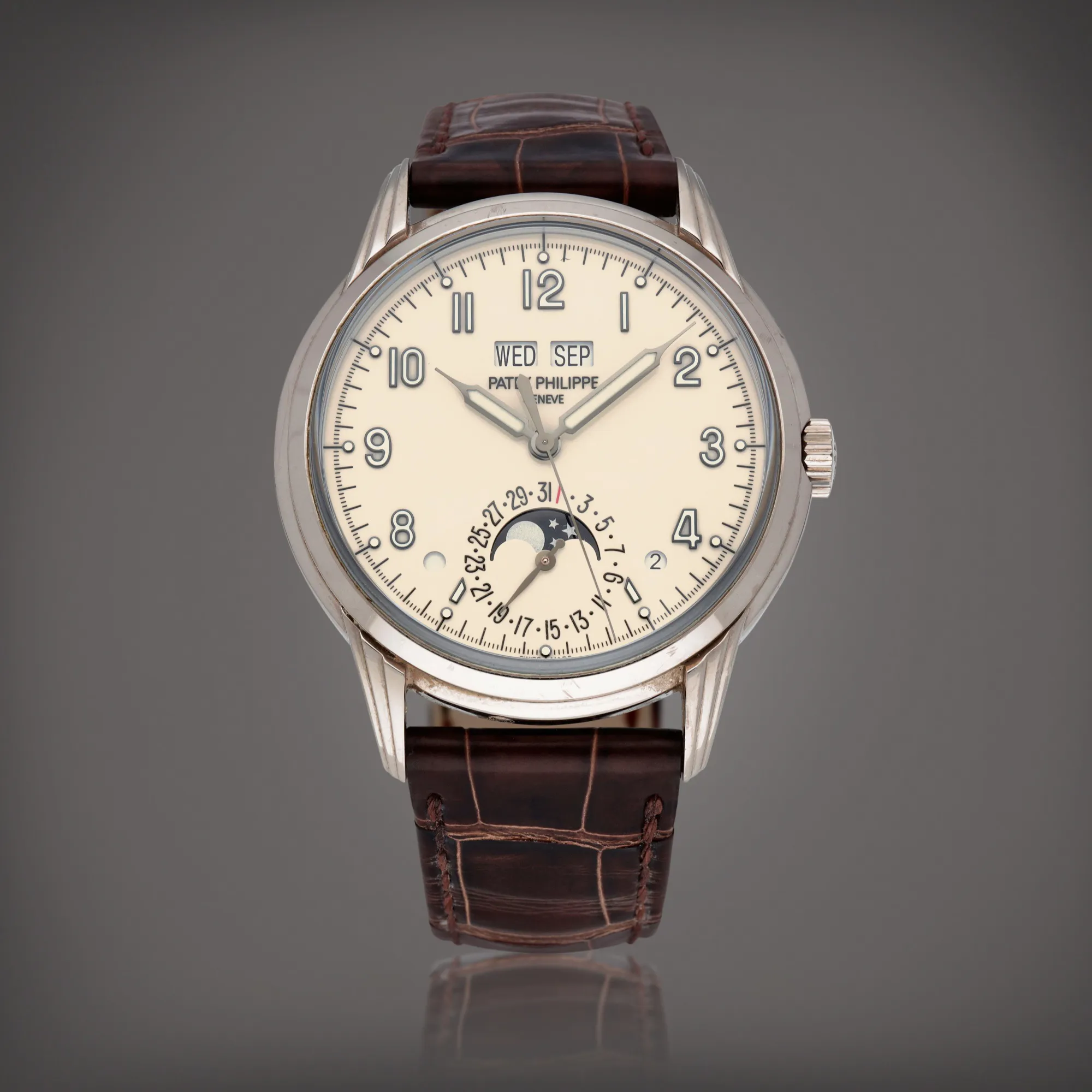 Patek Philippe Perpetual Calendar 5320 40mm White gold Cream 1