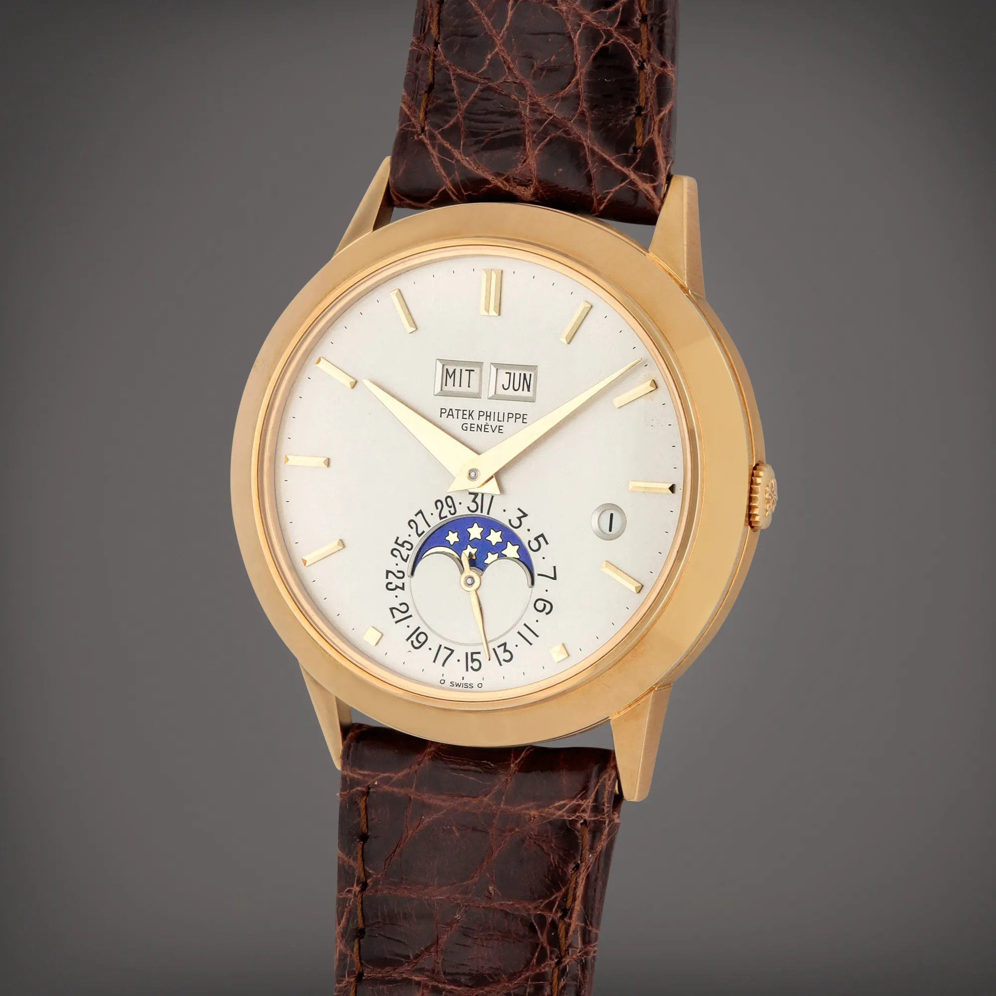 Patek Philippe Grand Complications 3450 37.5mm Yellow gold Silver