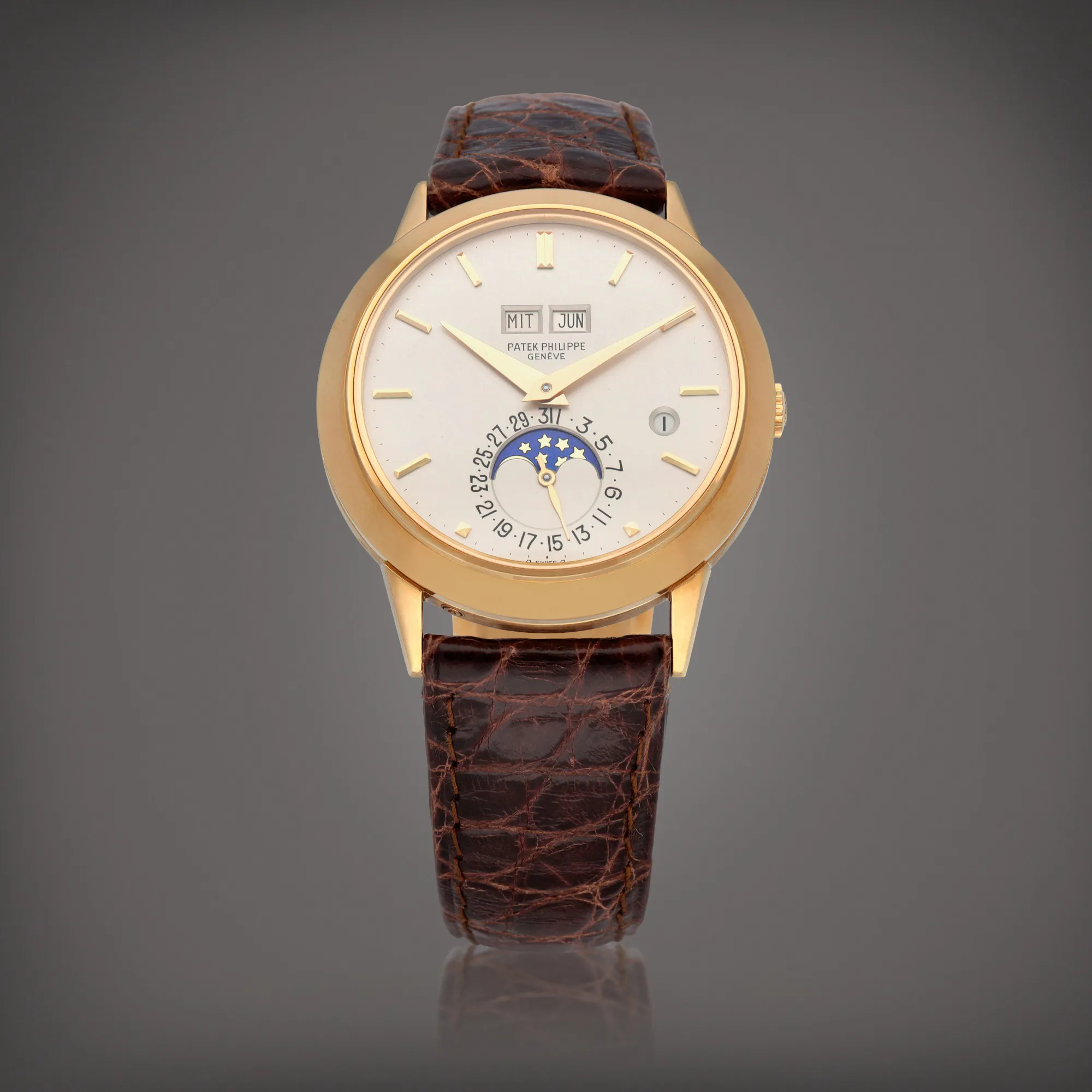 Patek Philippe Grand Complications 3450 37.5mm Yellow gold Silver 1