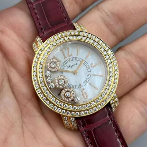 Chopard Happy Diamonds 209274-5001 37mm Rose gold Mother-of-pearl