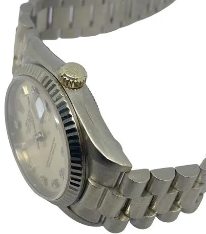 Rolex Datejust 68279G 29mm Diamond Silver 9