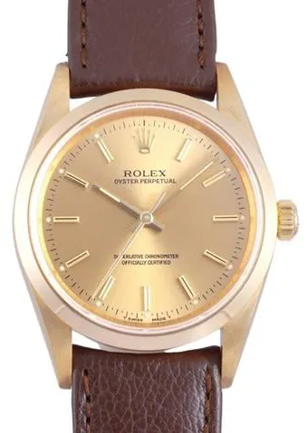Rolex Oyster Perpetual 34 14208 34mm Yellow gold