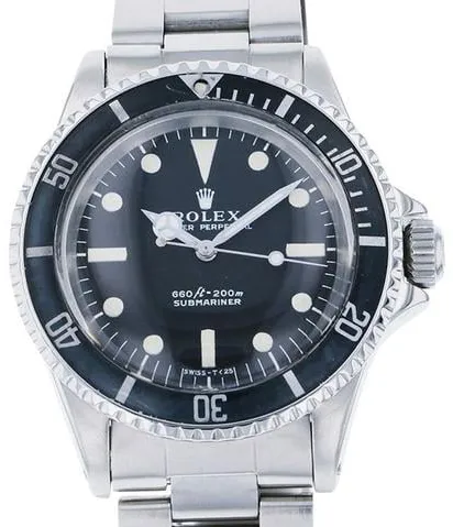 Rolex Submariner 5513 40mm Stainless steel Black