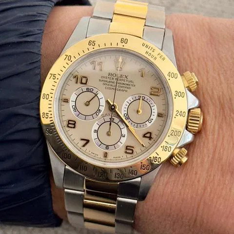 Rolex Daytona 16523 40mm Yellow gold and Stainless steel White