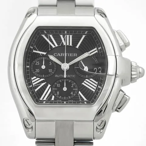 Cartier Roadster W62020X6 49mm Stainless steel Black