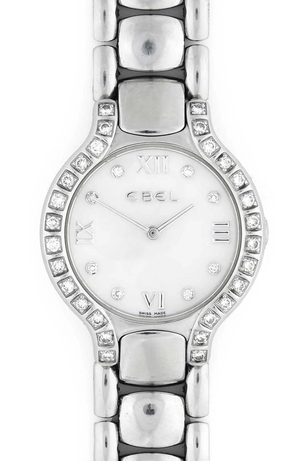 Ebel Beluga E9157428-20 27mm Stainless steel and diamonds Mother-of-pearl