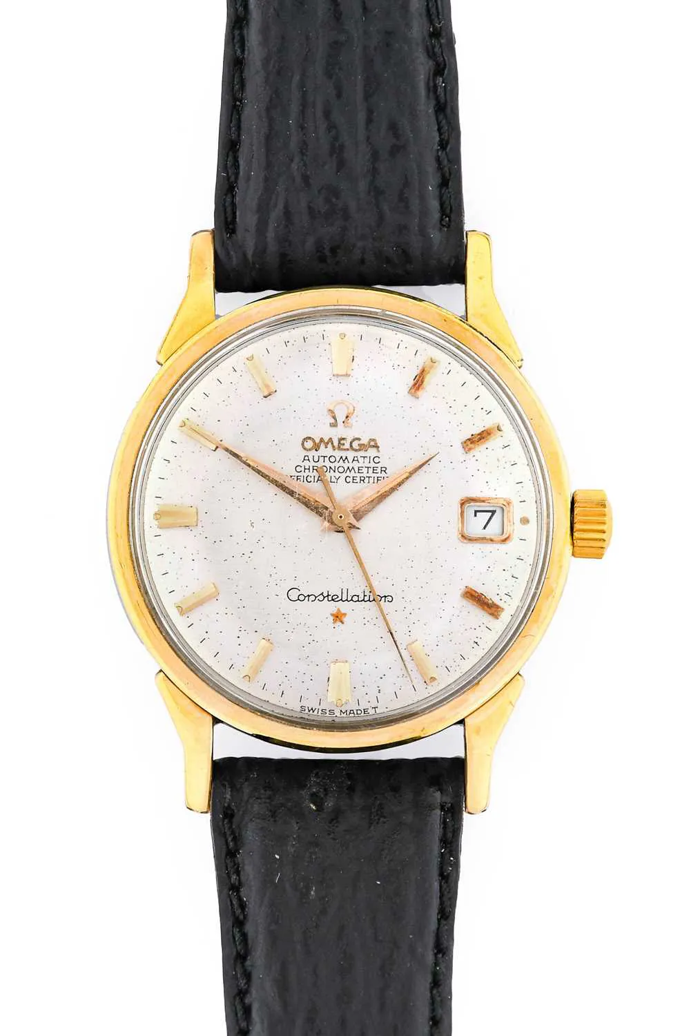 Omega Constellation 168.005 34mm Yellow gold and stainless steel Silver