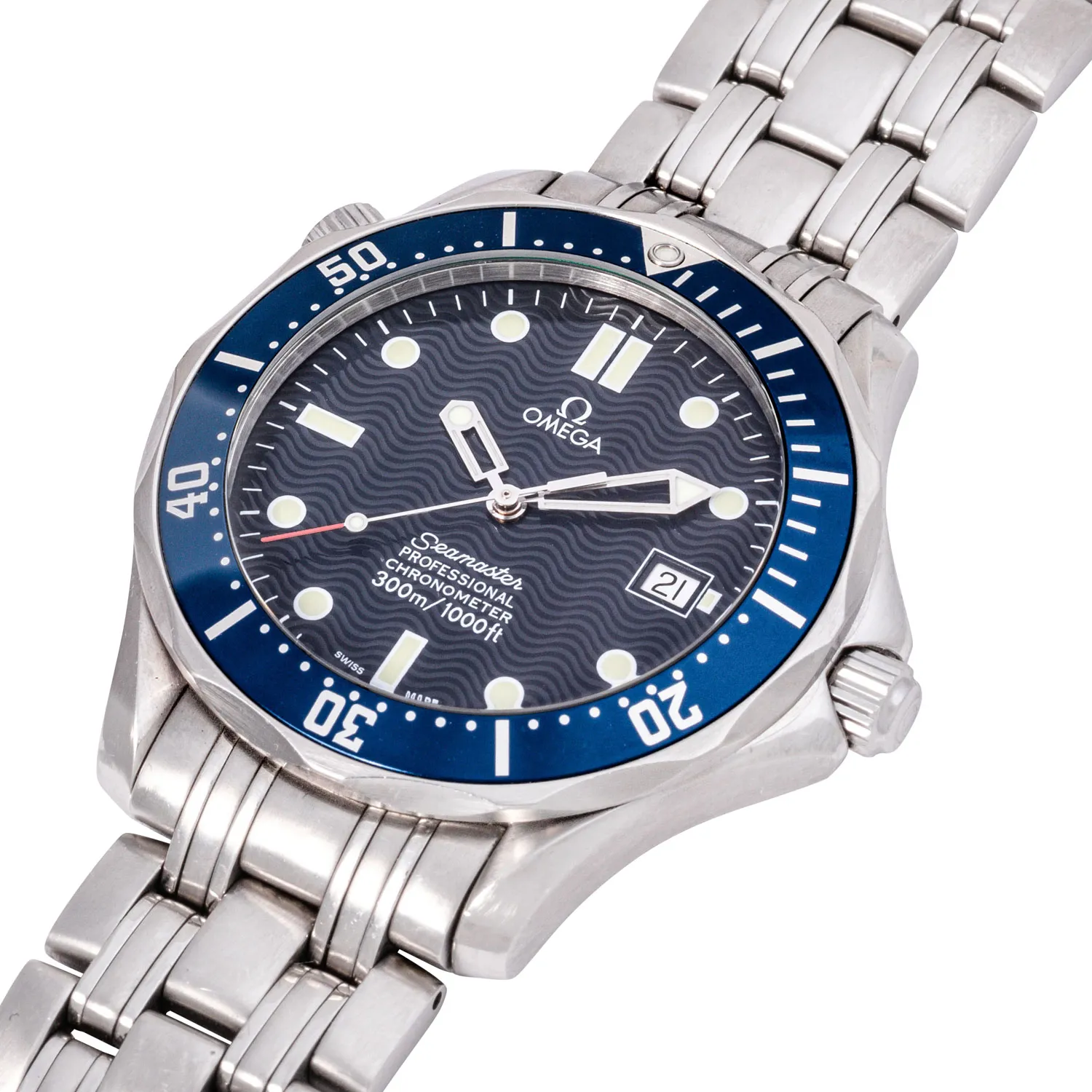 Omega Seamaster Diver 300M 25318000 41mm Stainless steel Blue 5