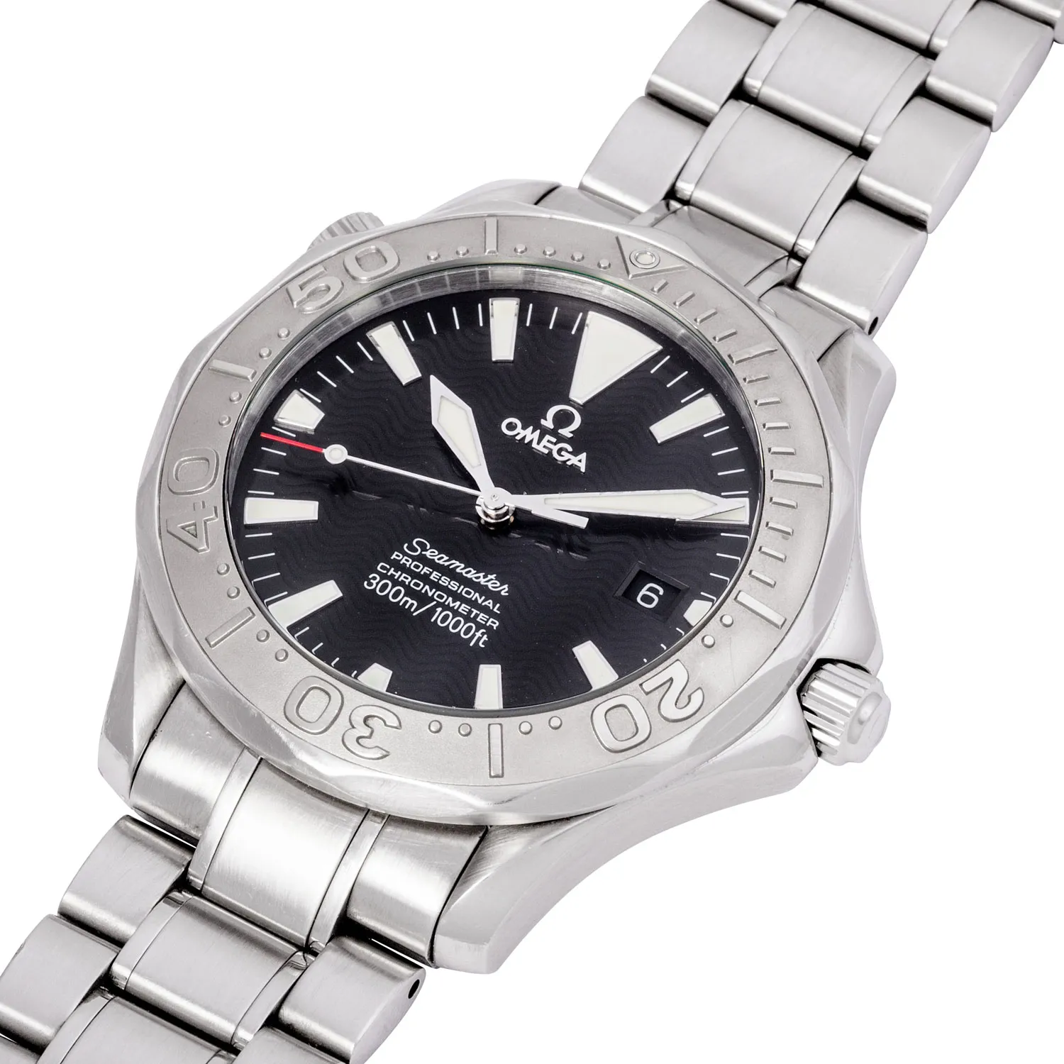 Omega Seamaster Diver 300M 25318000 41mm White gold and stainless steel Black 1