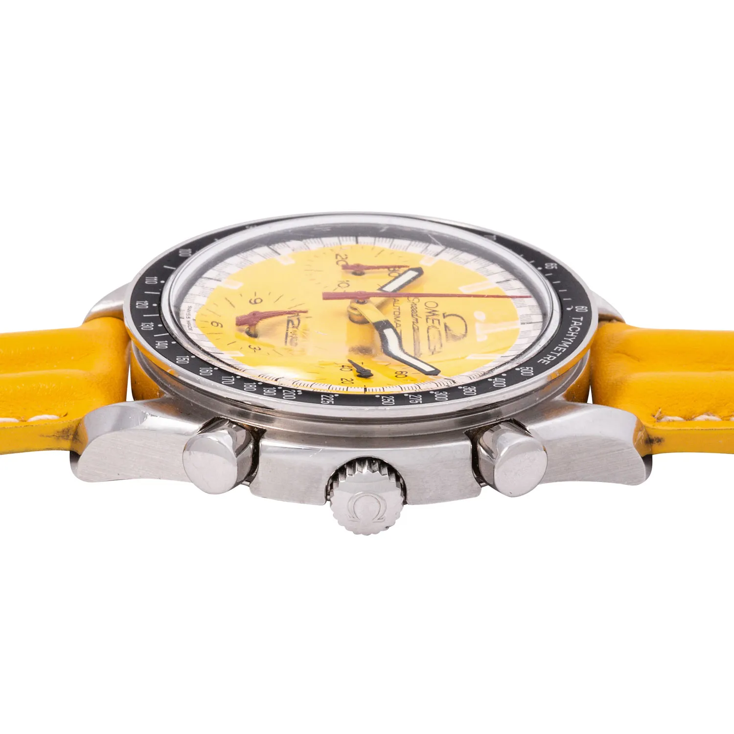 Omega Speedmaster Reduced 3510.12.00 39mm Stainless steel Yellow 3