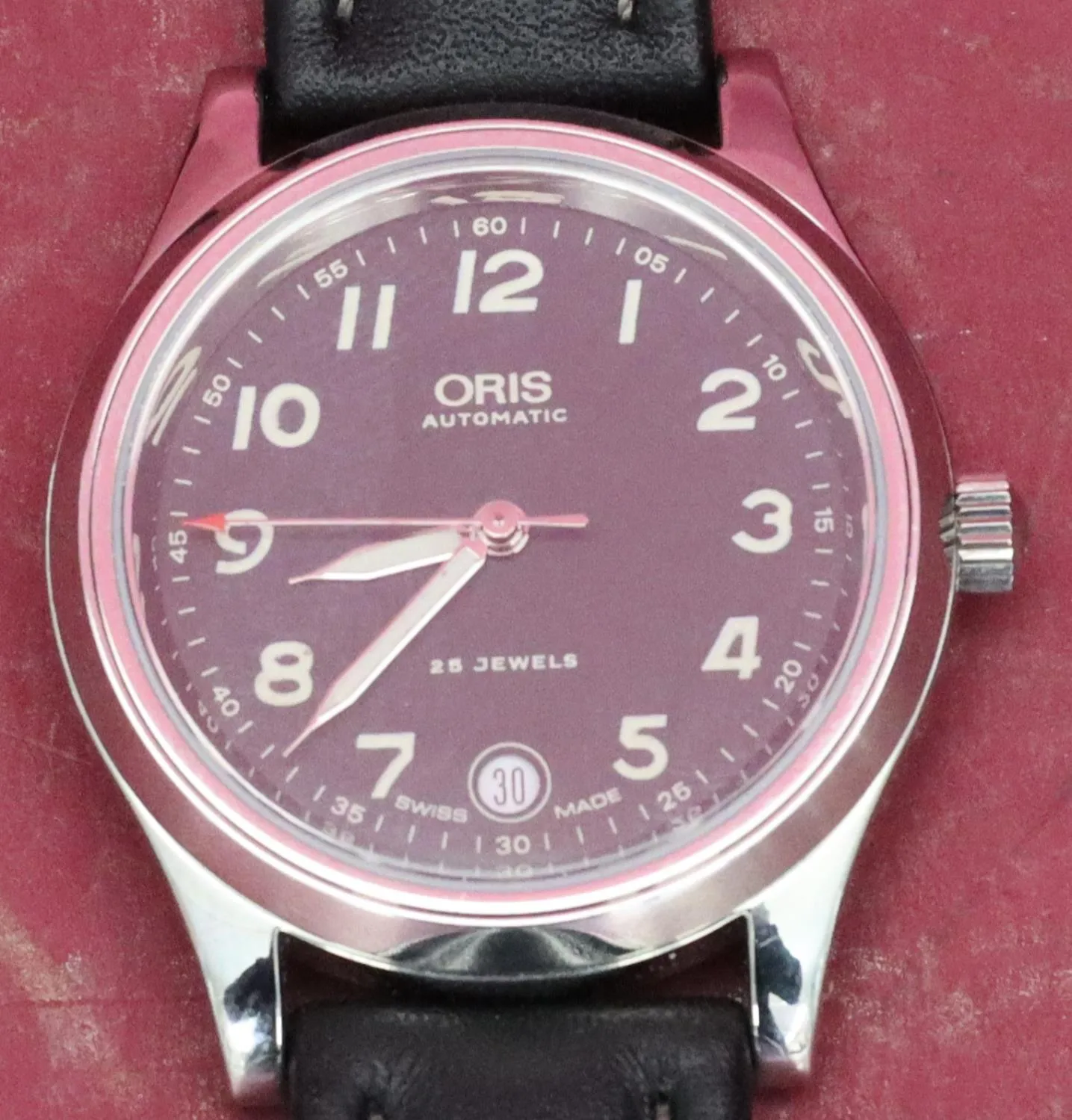 Oris Stainless steel Black