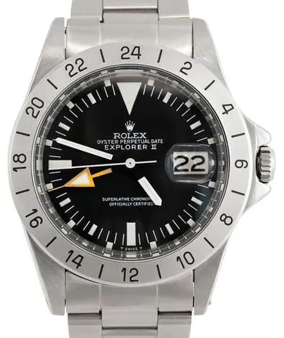 Rolex Explorer II 1655 40mm Stainless steel Black