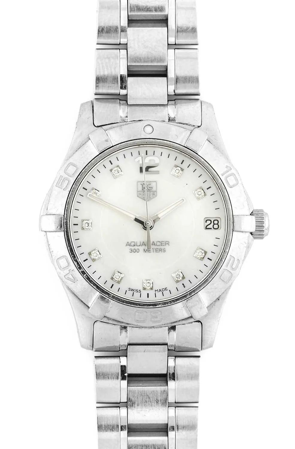 TAG Heuer Aquaracer WAF1312 34mm Stainless steel Mother-of-pearl