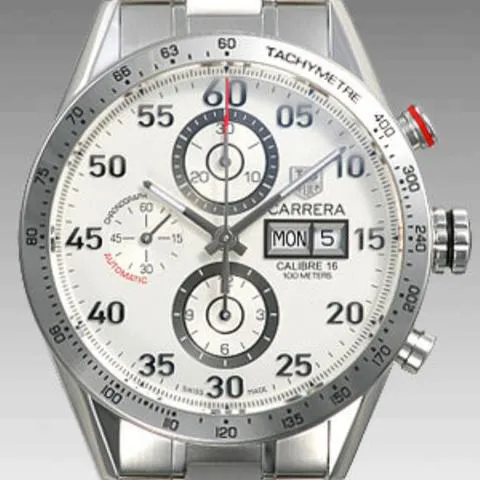 TAG Heuer Carrera CV2A11.BA0796 43mm Stainless steel White