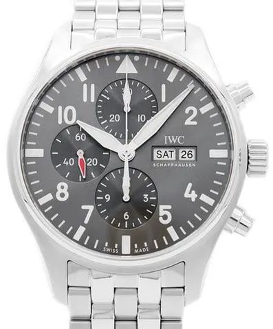 IWC Pilot Spitfire Chronograph IW377719 43mm Stainless steel Grey