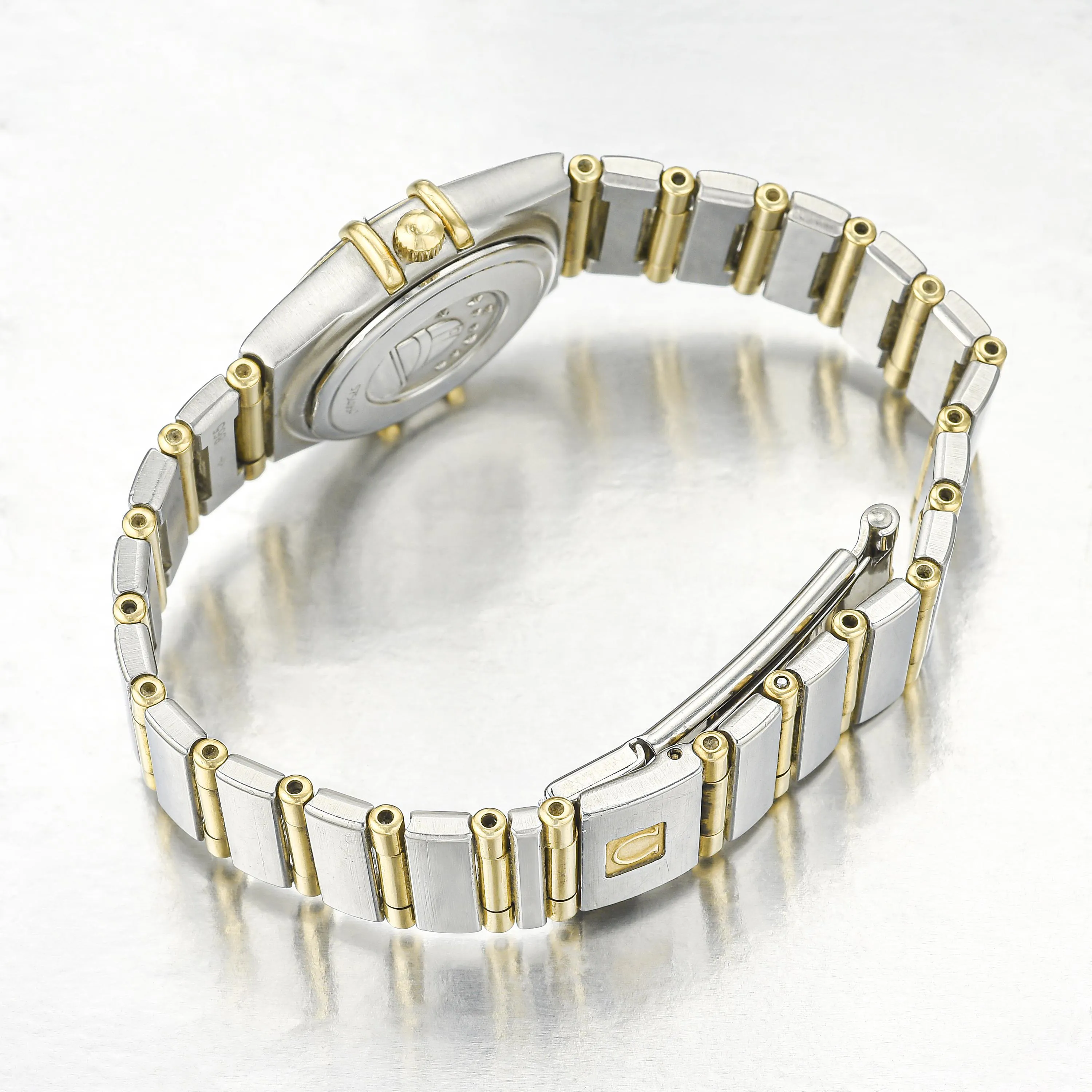 Omega Constellation 795.1203 23mm Yellow gold and Stainless steel Mother-of-pearl 1