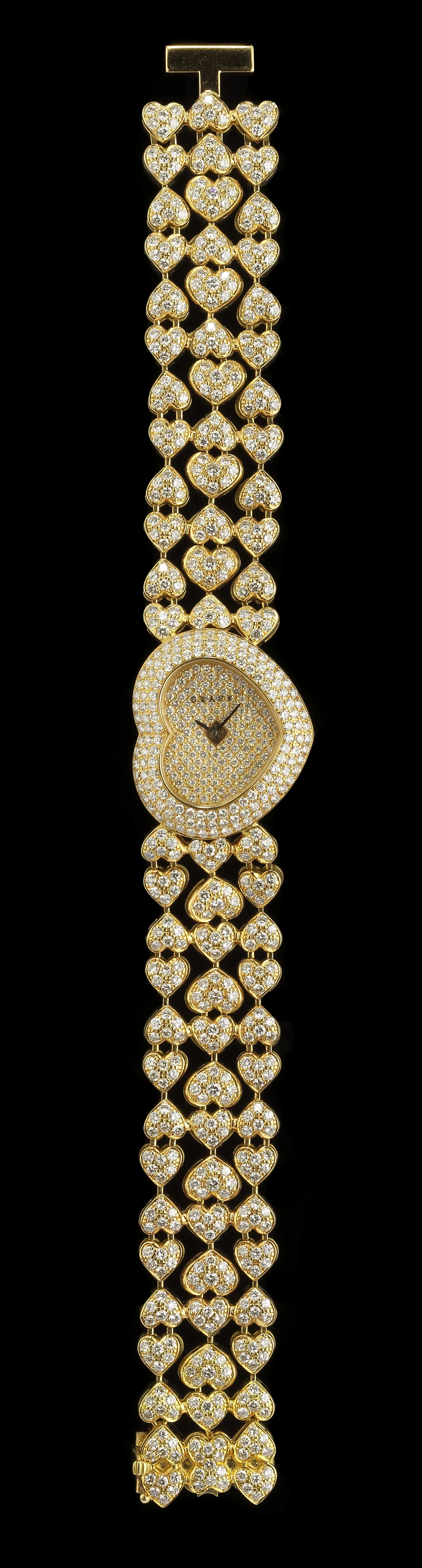 Graff 27mm Yellow gold and Diamond Diamond