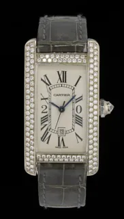 Cartier Tank Américaine 1726 White gold and Diamond Cream