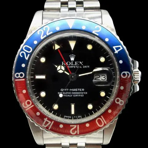 Rolex GMT-Master 16750 40mm Stainless steel Black