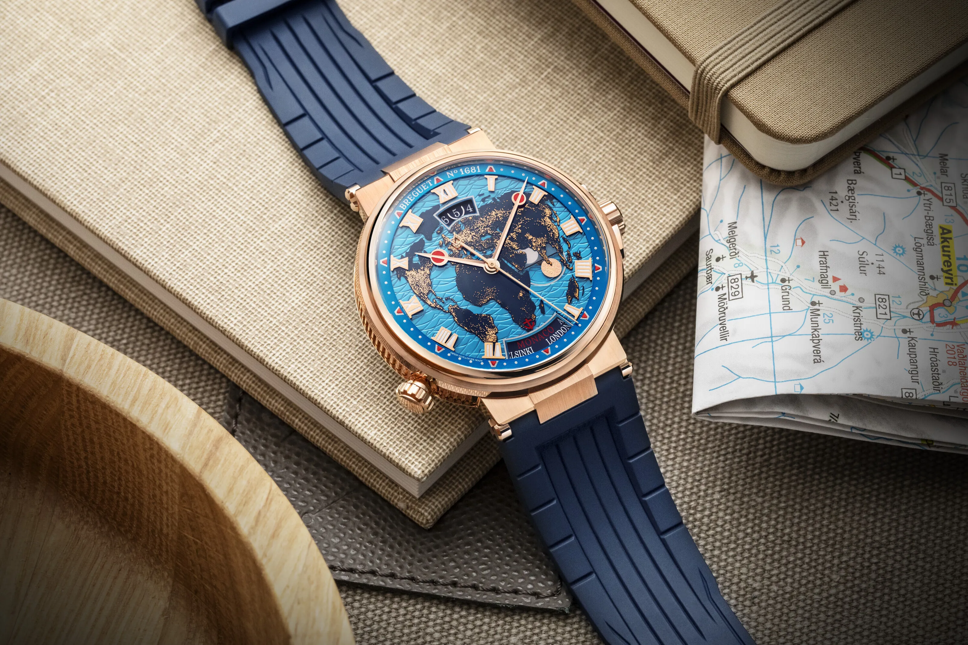 Breguet Marine 5555BR/YS/5WV 44mm Rose gold Sapphire 1