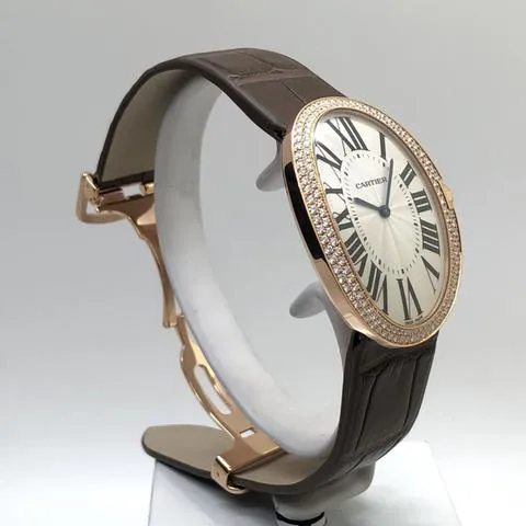 Cartier Baignoire Allongée 3033 33mm Rose gold Silver 6