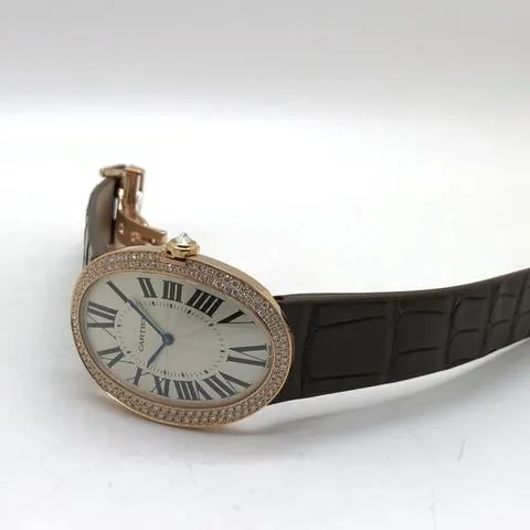 Cartier Baignoire Allongée 3033 33mm Rose gold Silver 3