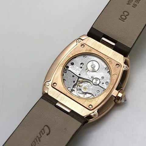 Cartier Baignoire Allongée 3033 33mm Rose gold Silver 9