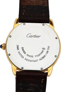 Cartier Ronde Solo 36mm Yellow gold and Stainless steel White 3