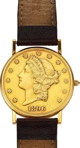 Corum Coin Watch 35mm Yellow gold $20 Gold coin 1