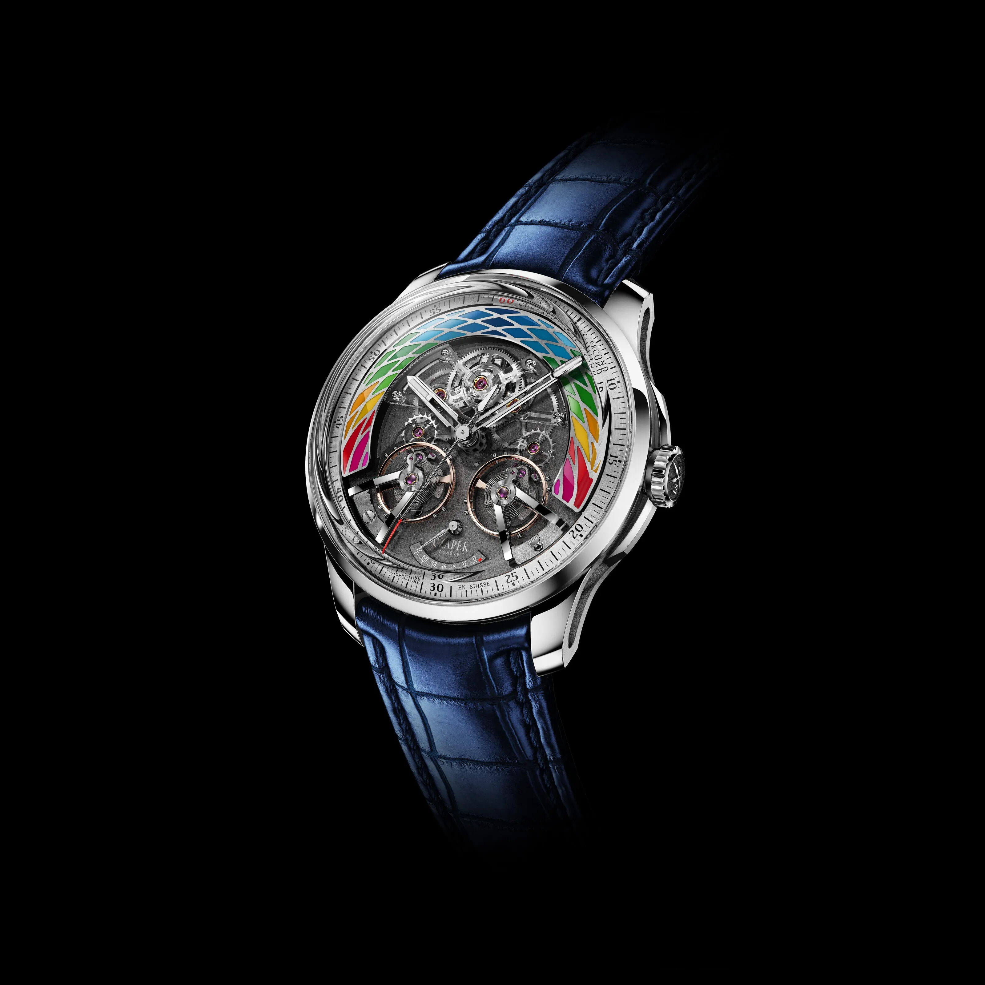 Czapek & Cie Place Vendôme Complicité  42mm Stainless steel Semi-skeletonized