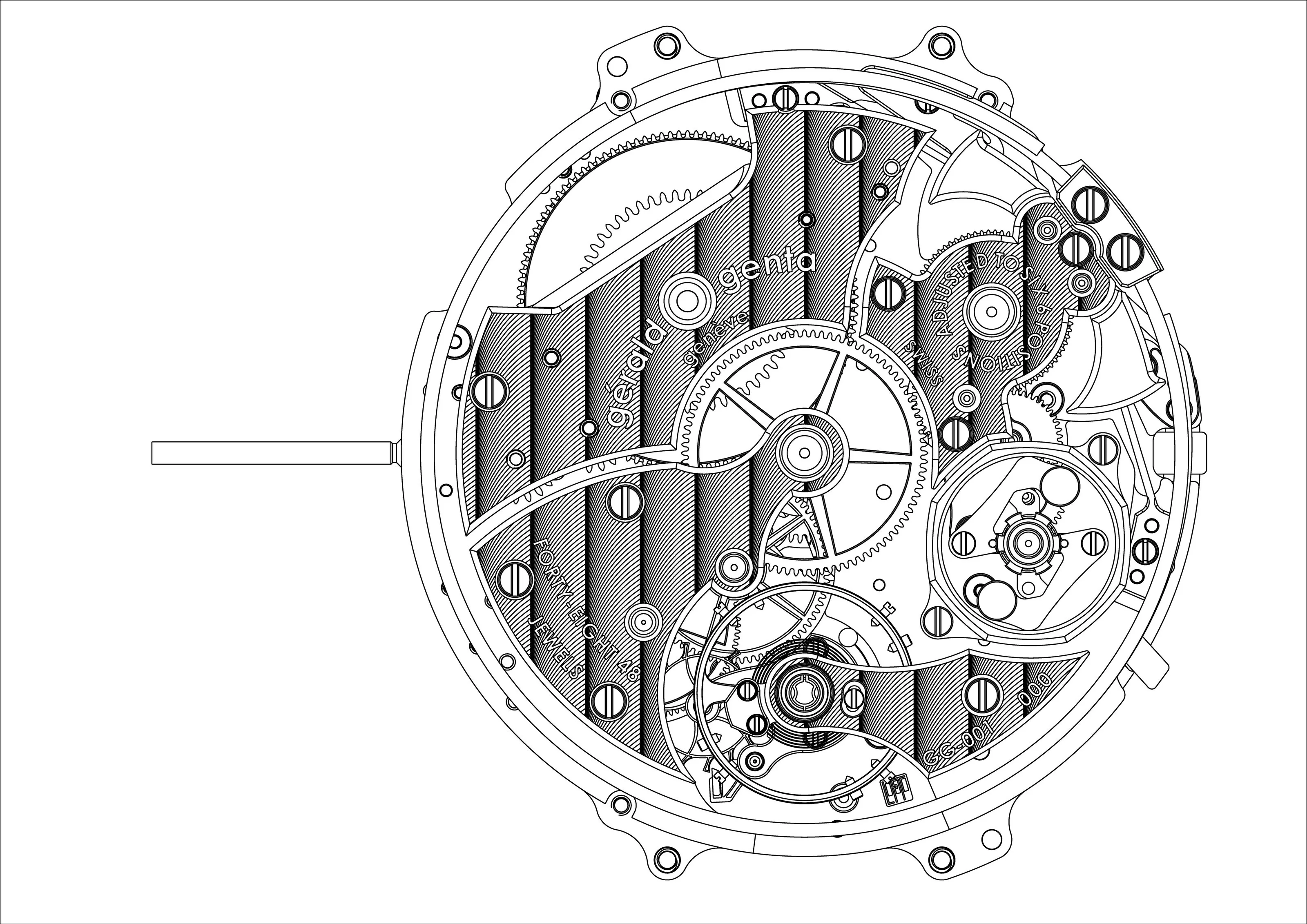 Gérald Genta GG0011WG-01 40mm White gold White 3