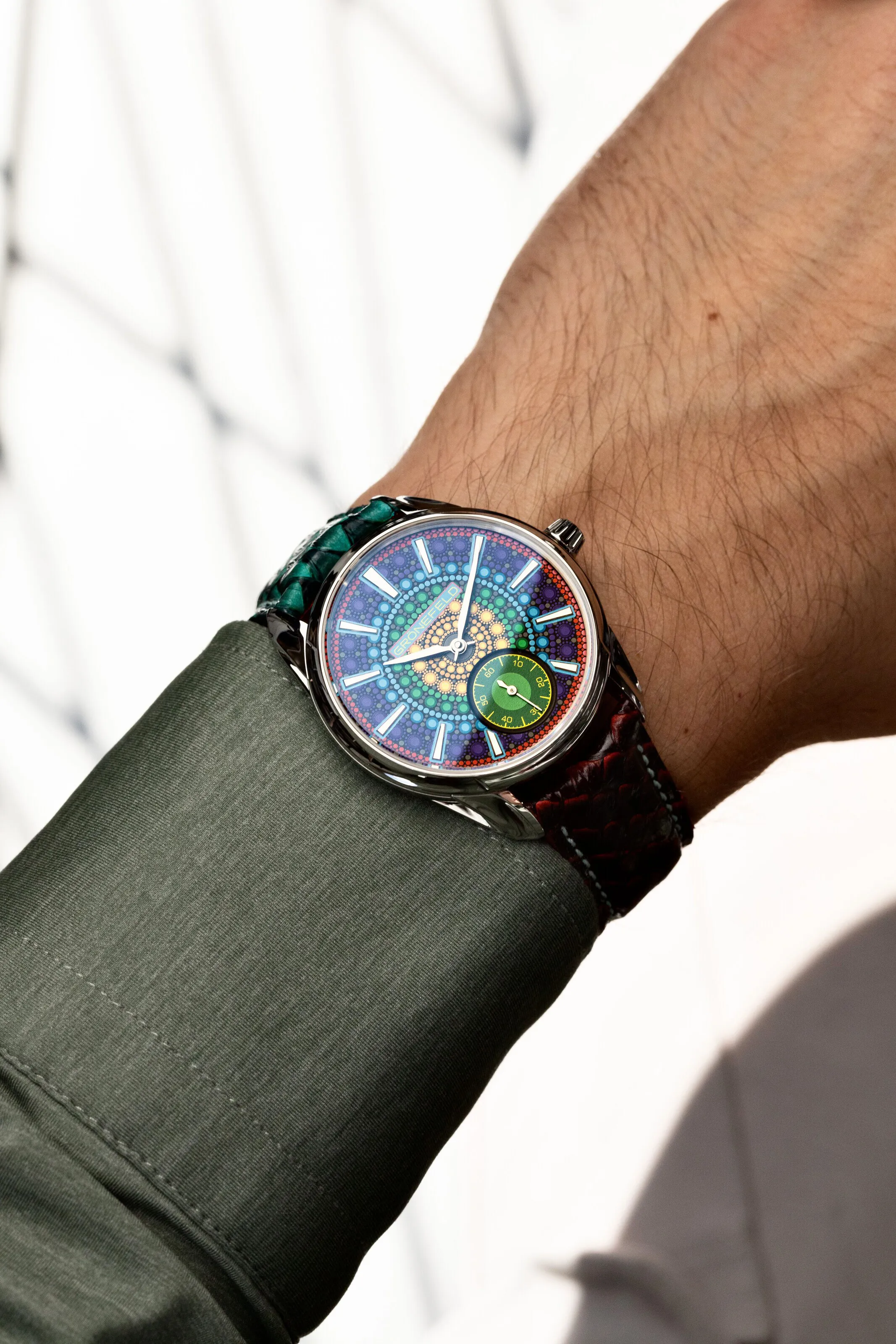 Grönefeld Principia Mandala 39.5mm Stainless steel Multi-color 4