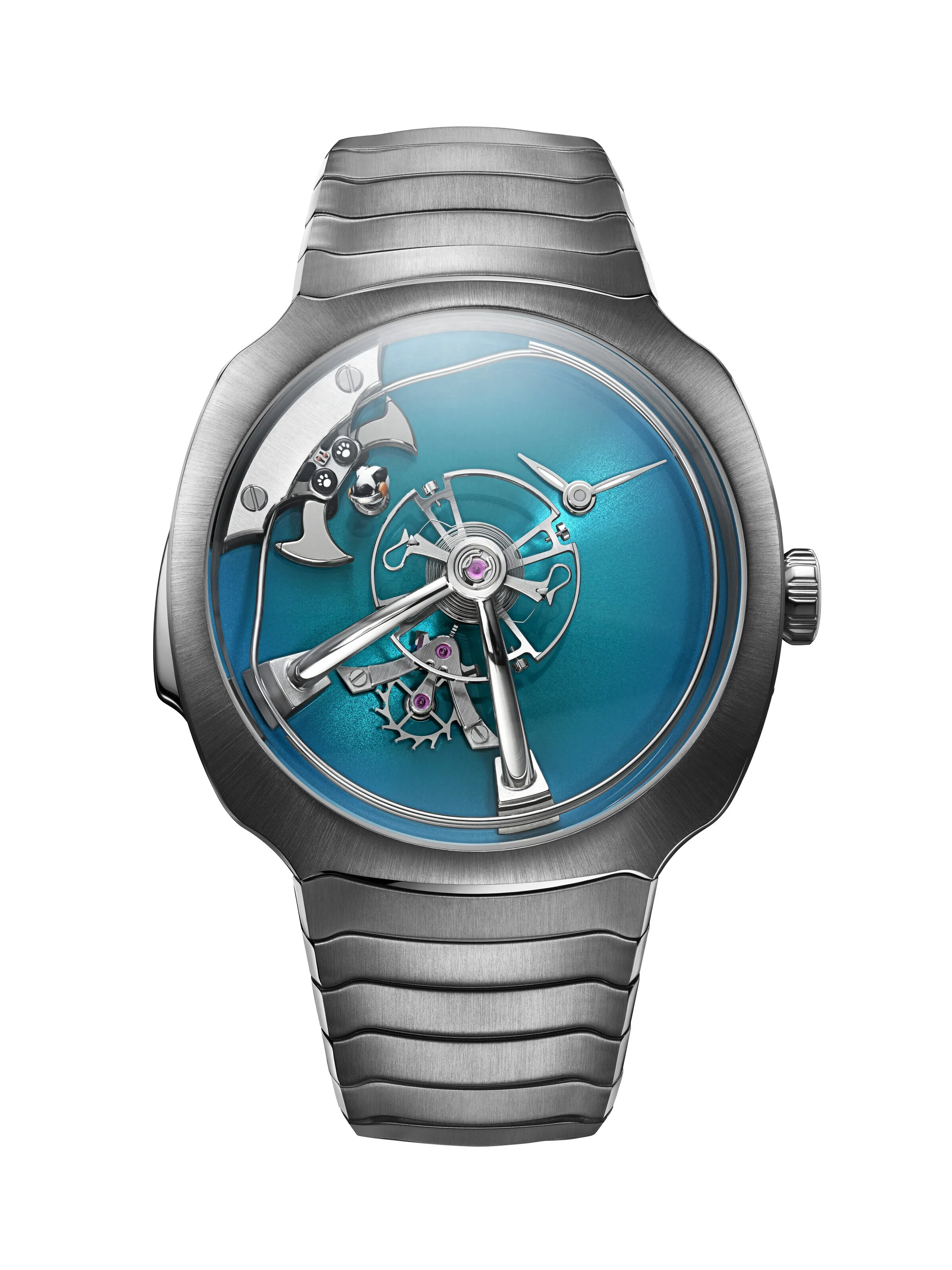 H. Moser & Cie. Streamliner Pandamonium 6906-1200 42mm Stainless steel Turquoise