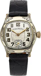 Illinois Watch Company Speedway White gold White