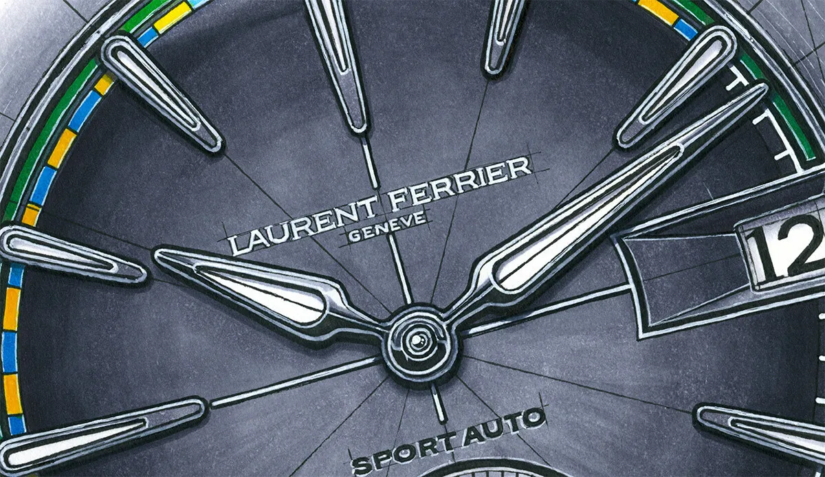 Laurent Ferrier Sport Auto "On Track" LCF040.T1.A3GC1 41.5mm Titanium Gray 4