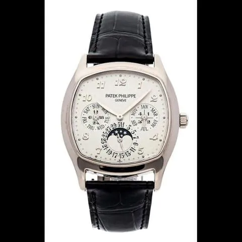 Patek Philippe Perpetual Calendar 5940G-001 44.5mm White gold Silver