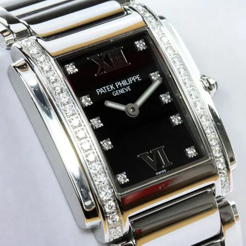 Patek Philippe Twenty~4 4910/10A-001 25mm Stainless steel Black 4