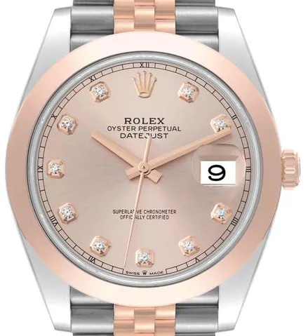 Rolex Datejust 41 126301 41mm Yellow gold and Stainless steel Rose gold